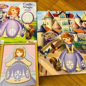Sofia princess puzzle and books